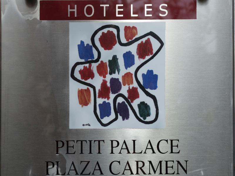 Petit Palace Plaza Del Carmen Madrid Exteriér fotografie